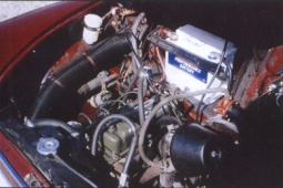 Morris minor engine and brake servo