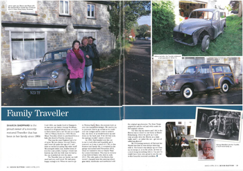 restored Morris Minor Traveller in Minor Matters