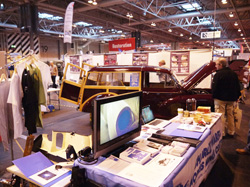 Charles Ware's Morris Minor Centre at the NEC Classic Car Show 2013