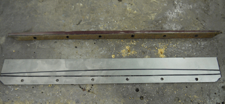 replacement unbent steel